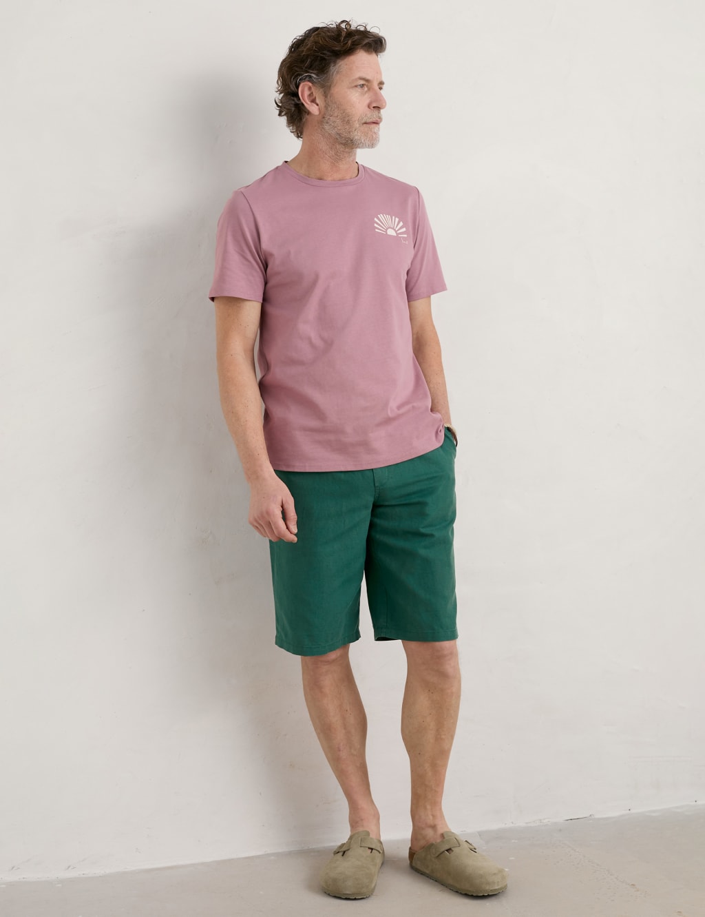 Organic Cotton Bird Print Crew Neck T-Shirt image 1