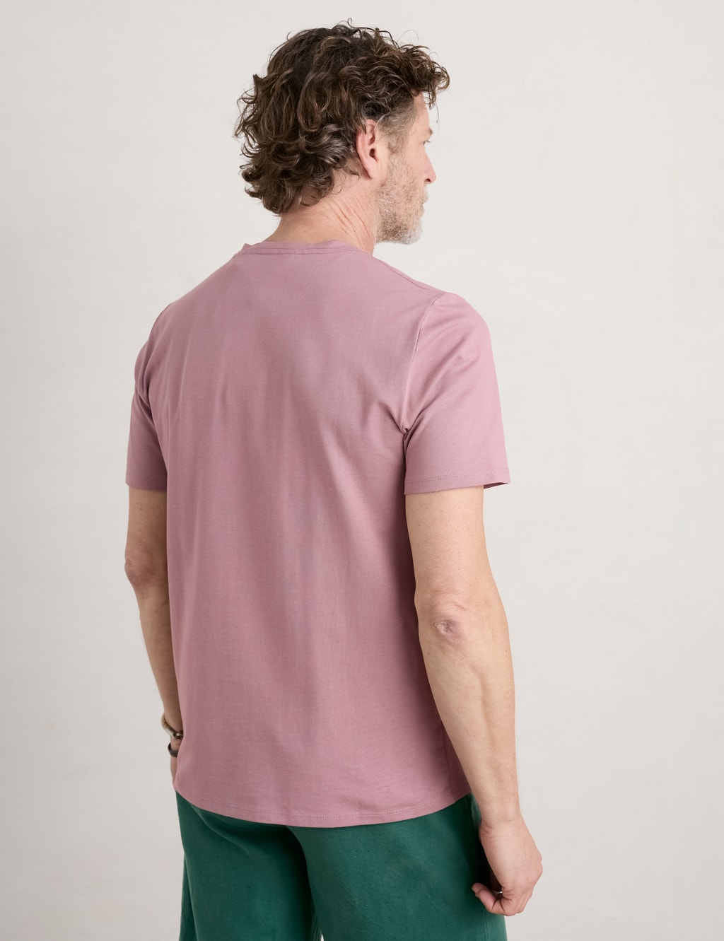 Organic Cotton Bird Print Crew Neck T-Shirt image 3