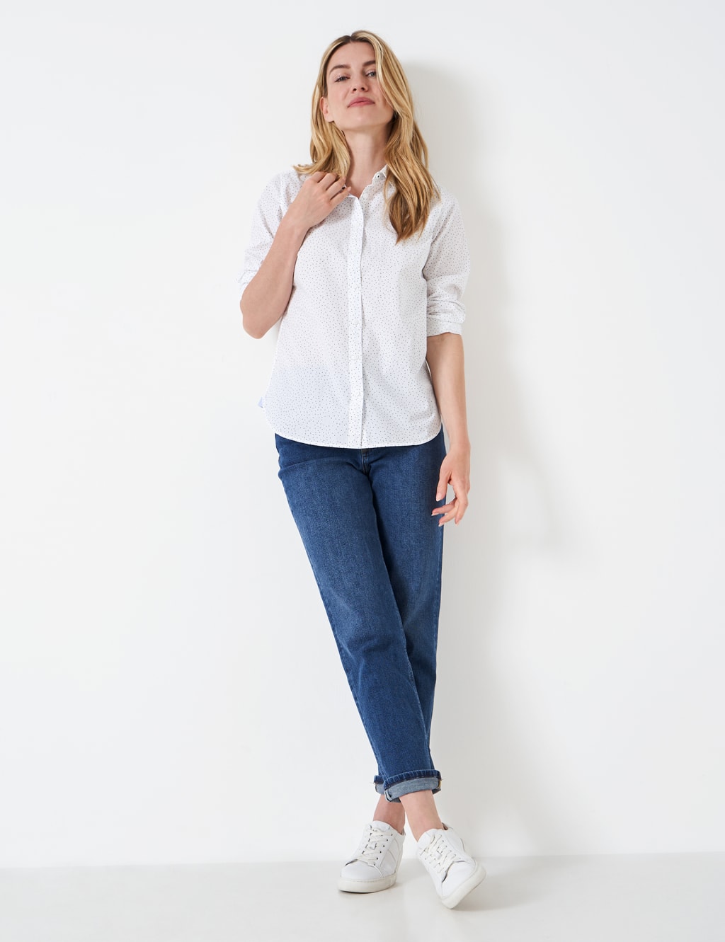 Pure Cotton Polka Dot Button Through Shirt image 3
