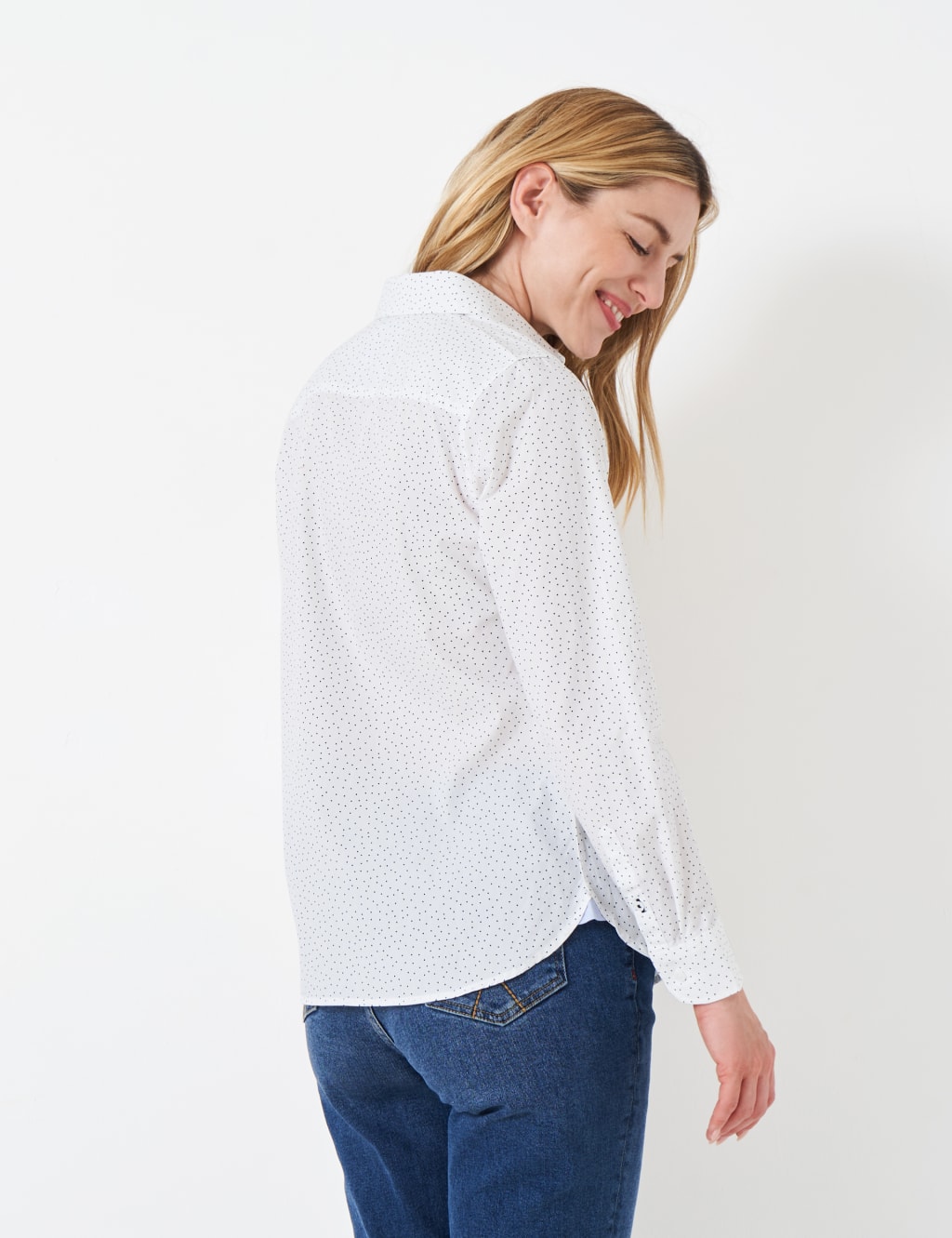 Pure Cotton Polka Dot Button Through Shirt image 4