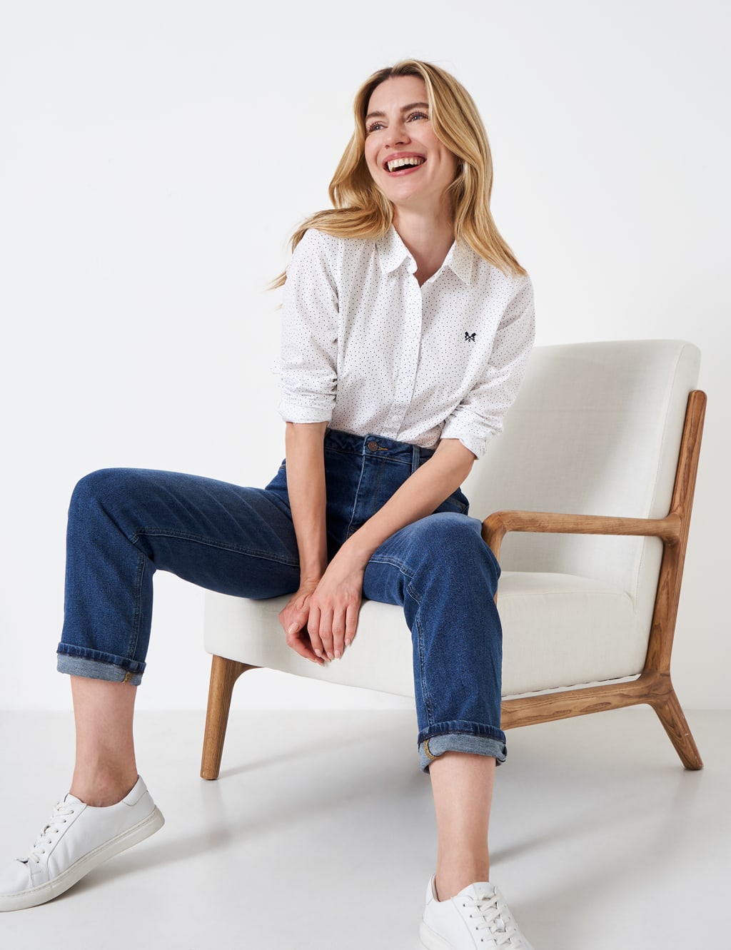Pure Cotton Polka Dot Button Through Shirt image 5