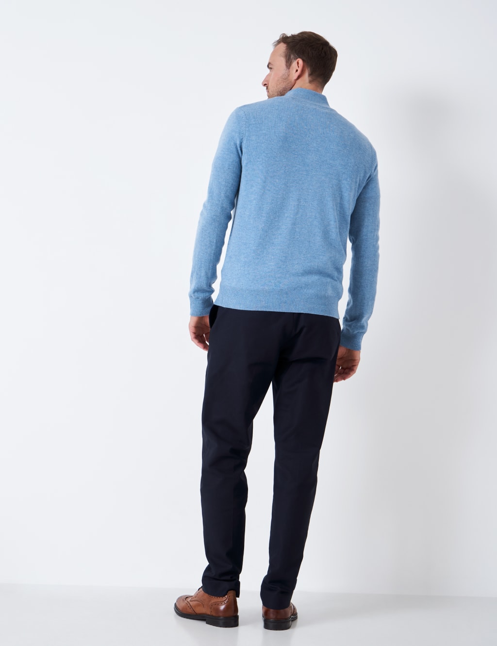 Wool Rich Half Zip Jumper image 4