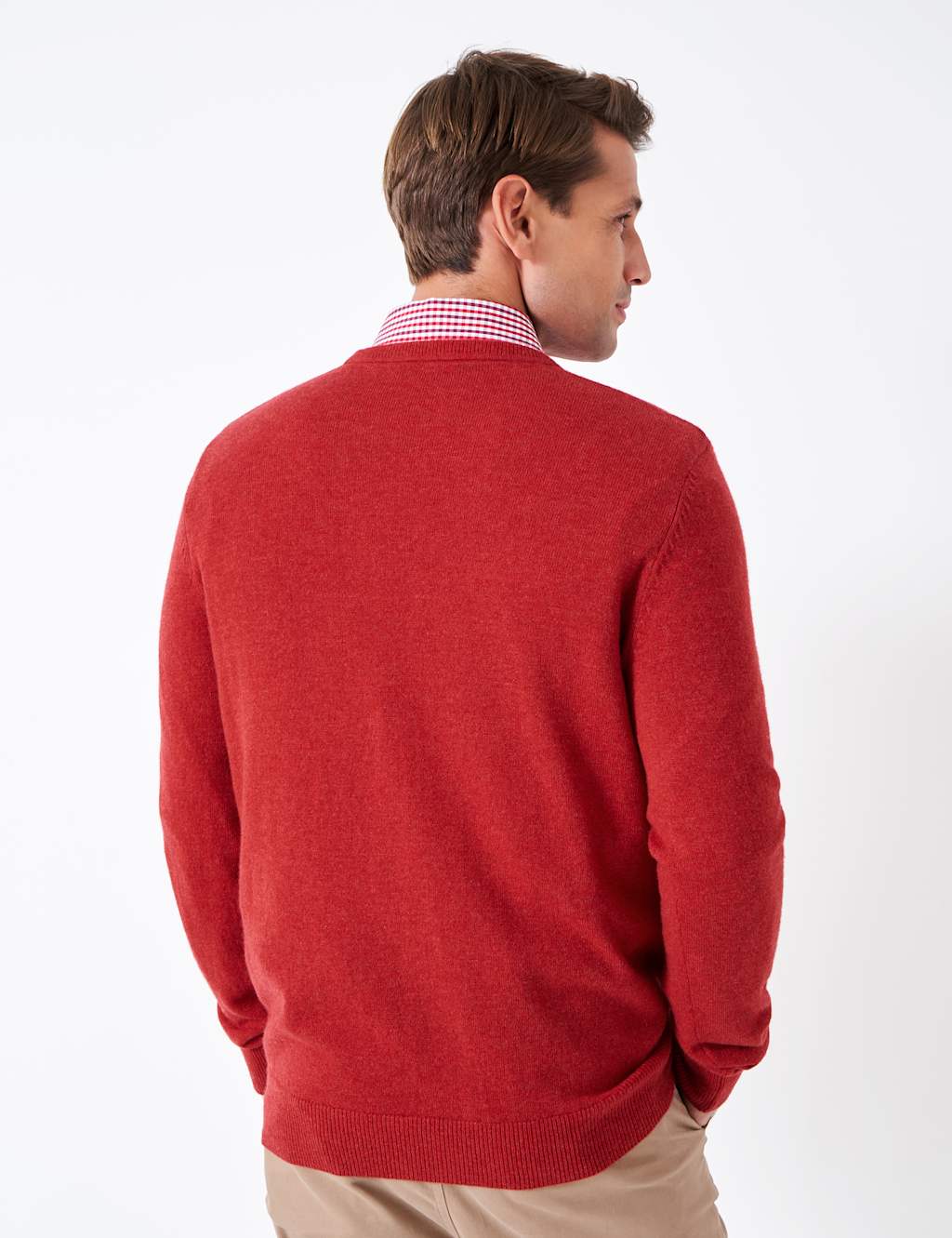 Wool Rich Crew Neck Jumper with Cashmere image 4