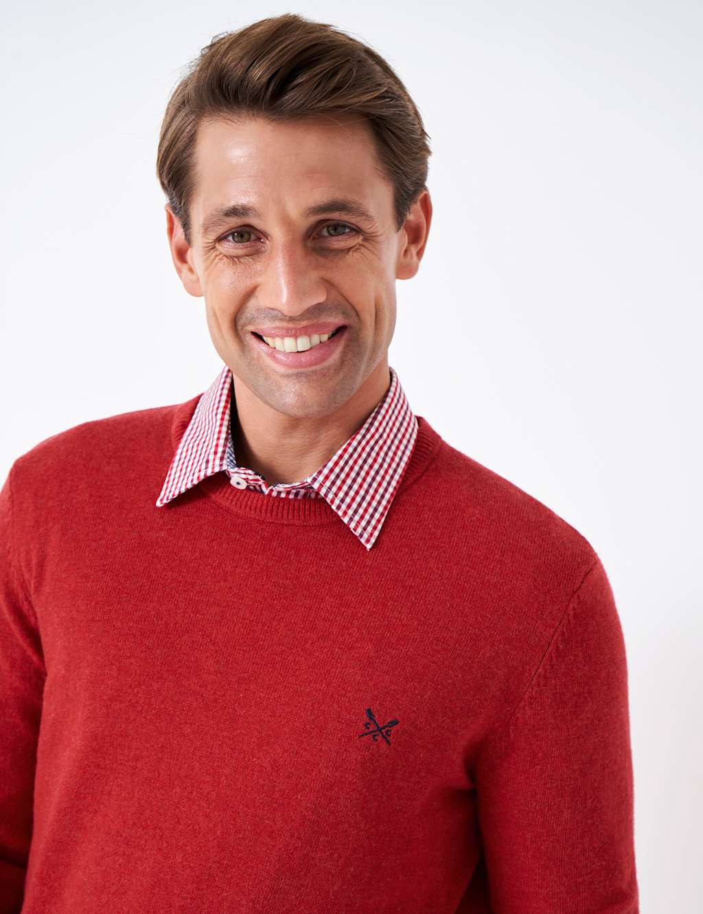 Wool Rich Crew Neck Jumper with Cashmere image 5