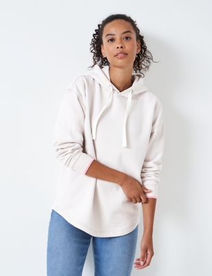 Crew Clothing Women's Pure Cotton Hoodie - 10 - Natural, Natural