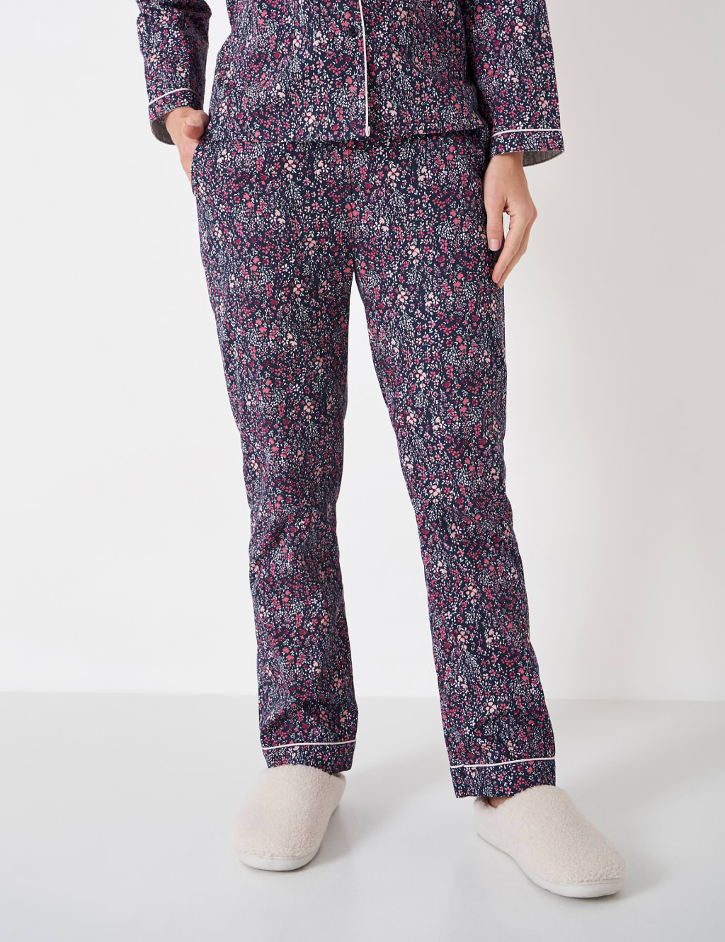 Pure Cotton Checked Pyjama Set image 3