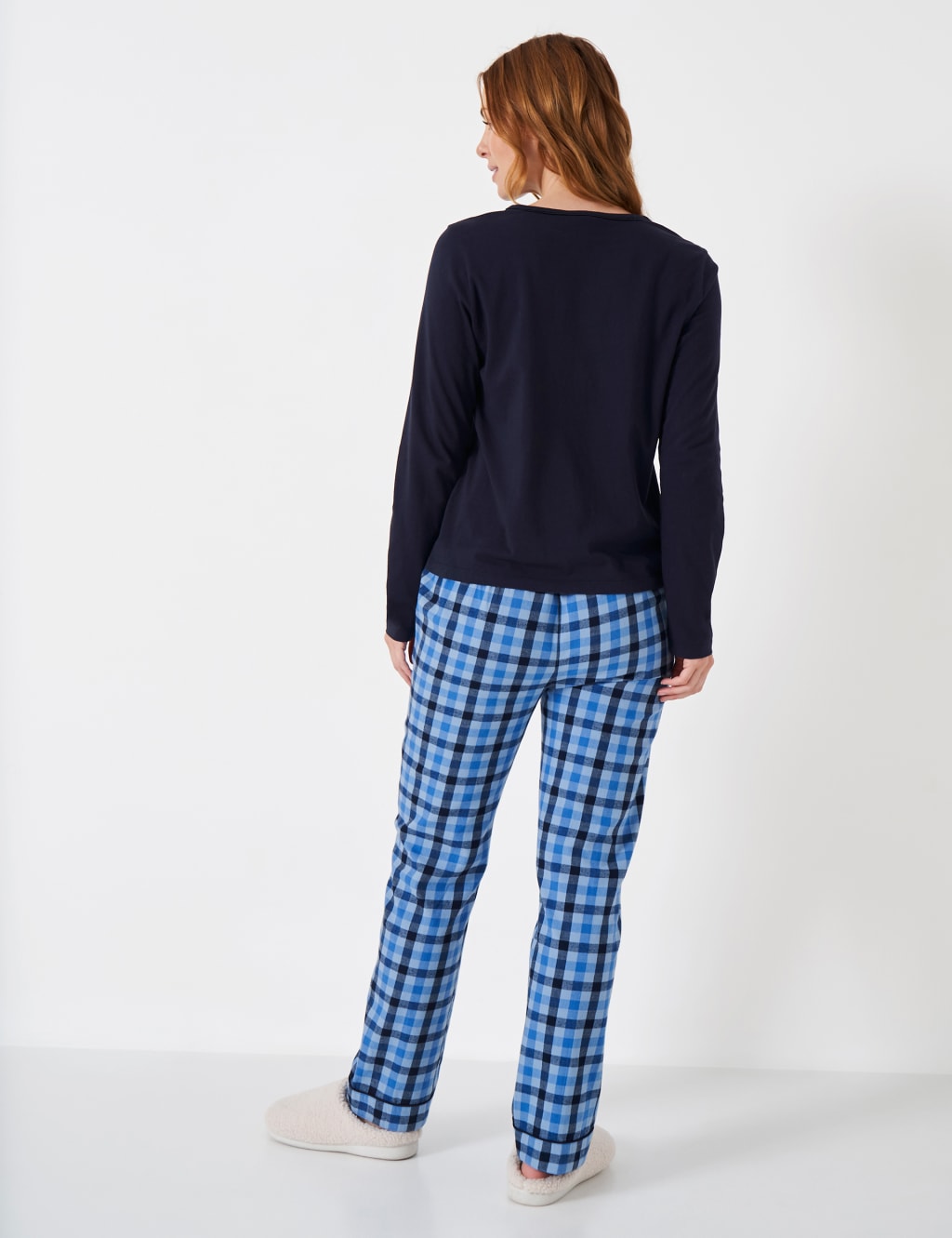 Pure Cotton Checked Pyjama Set image 4