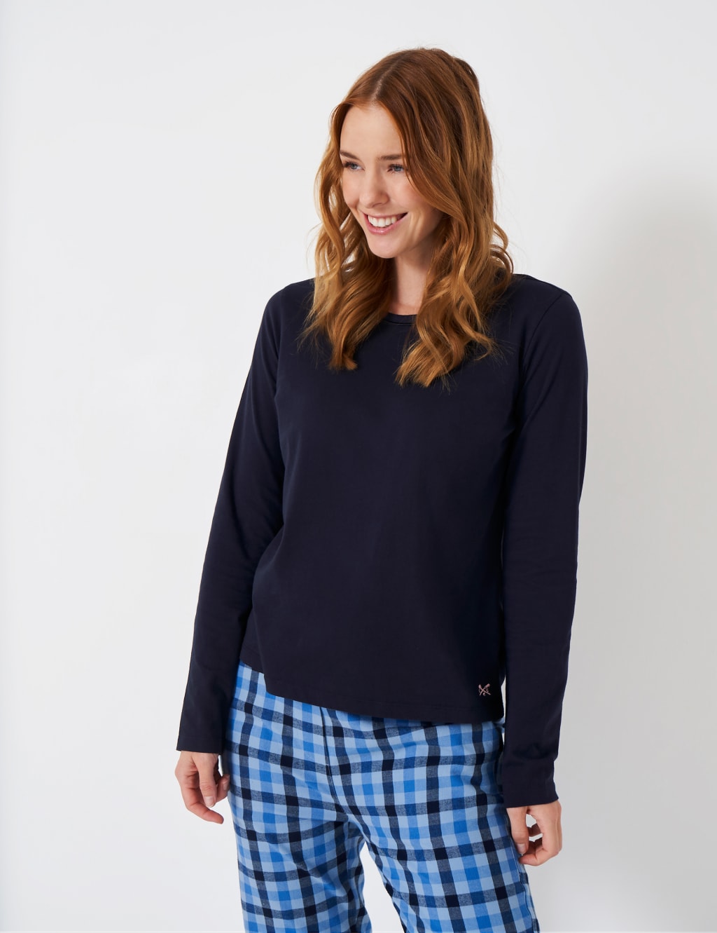 Pure Cotton Checked Pyjama Set image 5