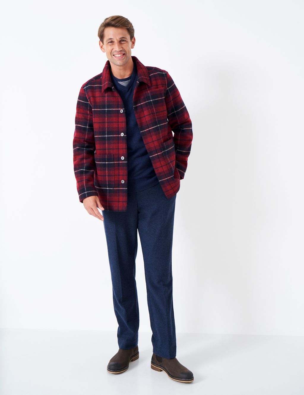 Wool Blend Checked Jacket image 3