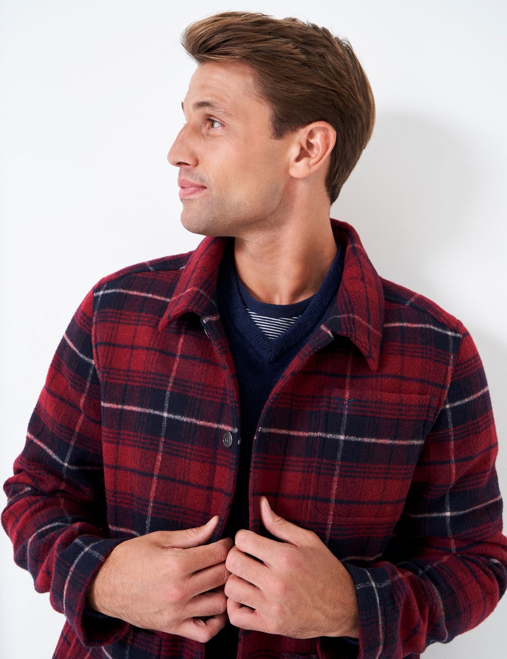 Wool Blend Checked Jacket image 5