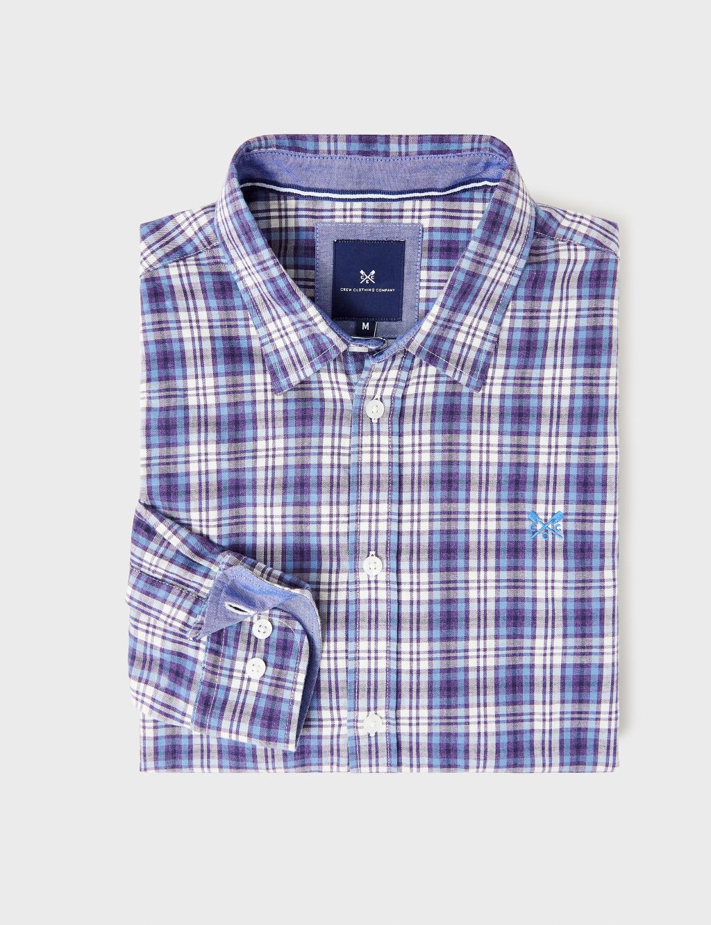Pure Cotton Twill Check Oxford Shirt image 2