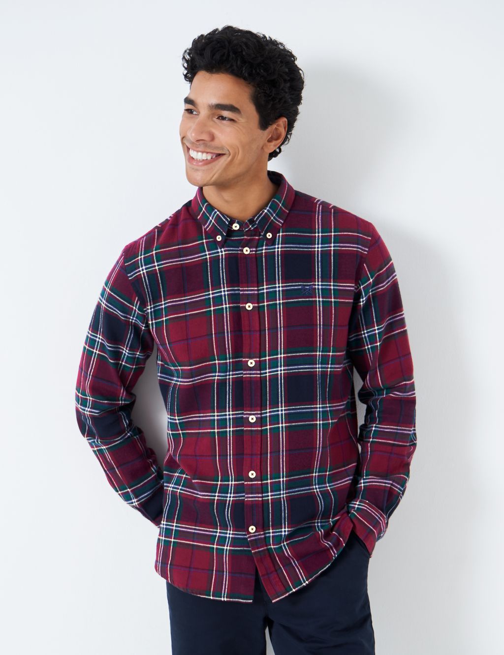 Brushed Cotton Check Flannel Shirt image 1