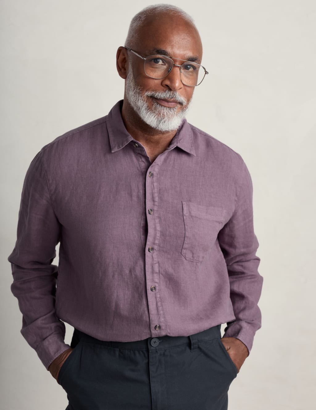 Pure Linen Flannel Shirt image 2