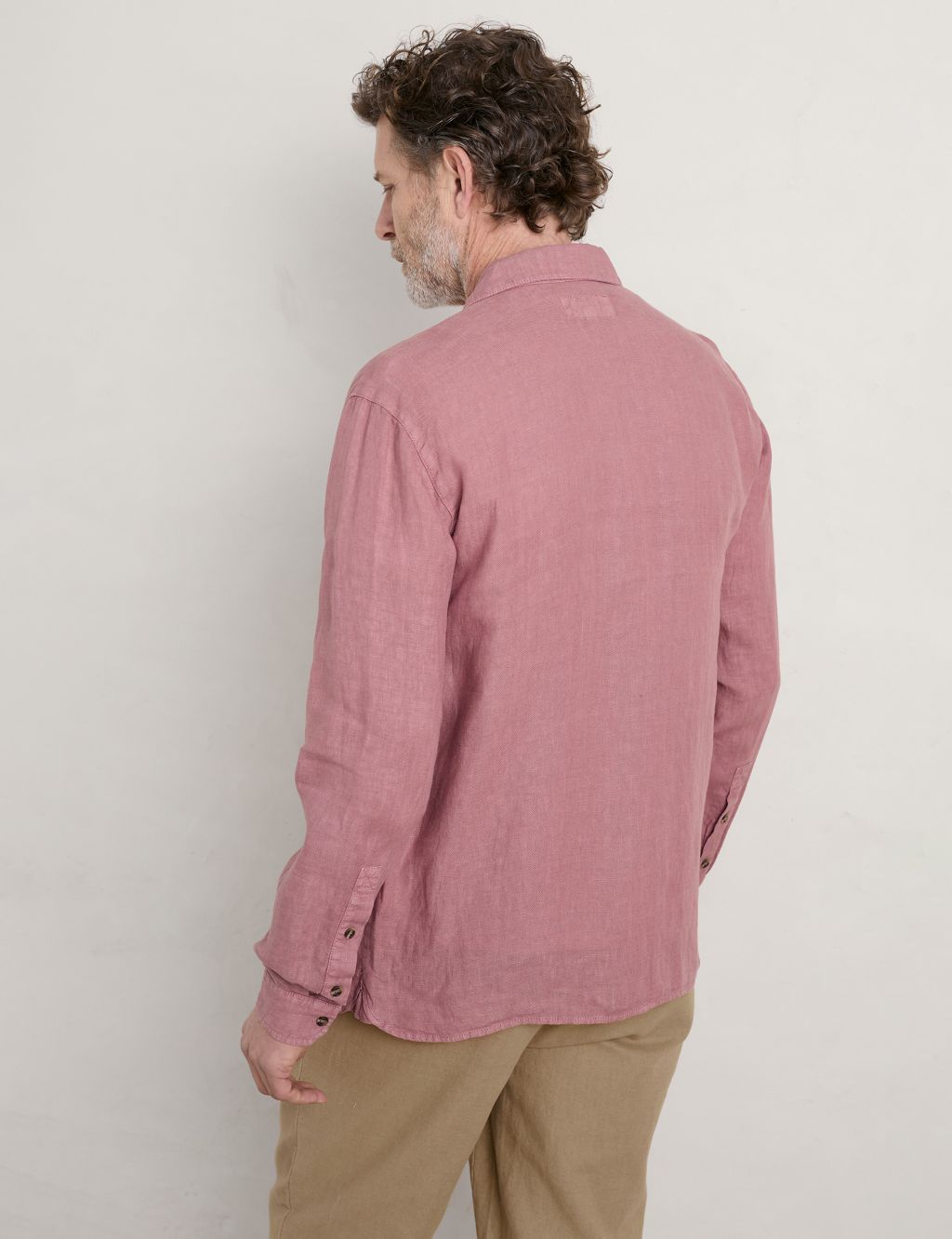 Pure Linen Flannel Shirt image 8