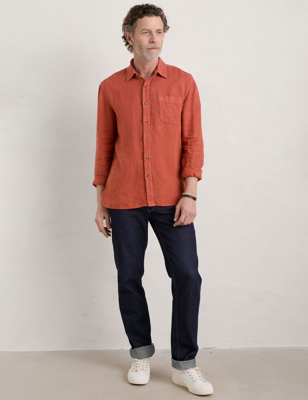 Pure Linen Flannel Shirt image 1