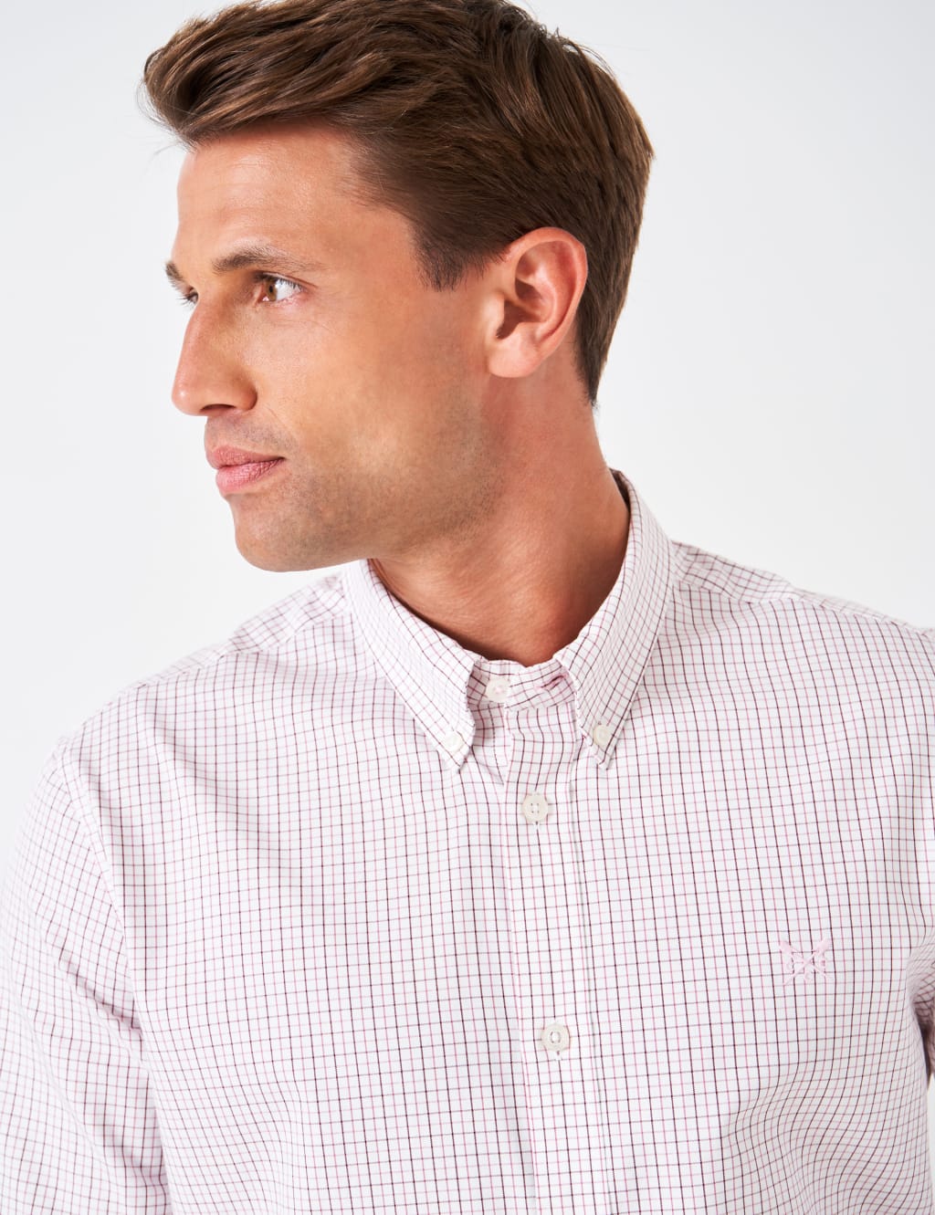 Slim Fit Pure Cotton Check Oxford Shirt image 5