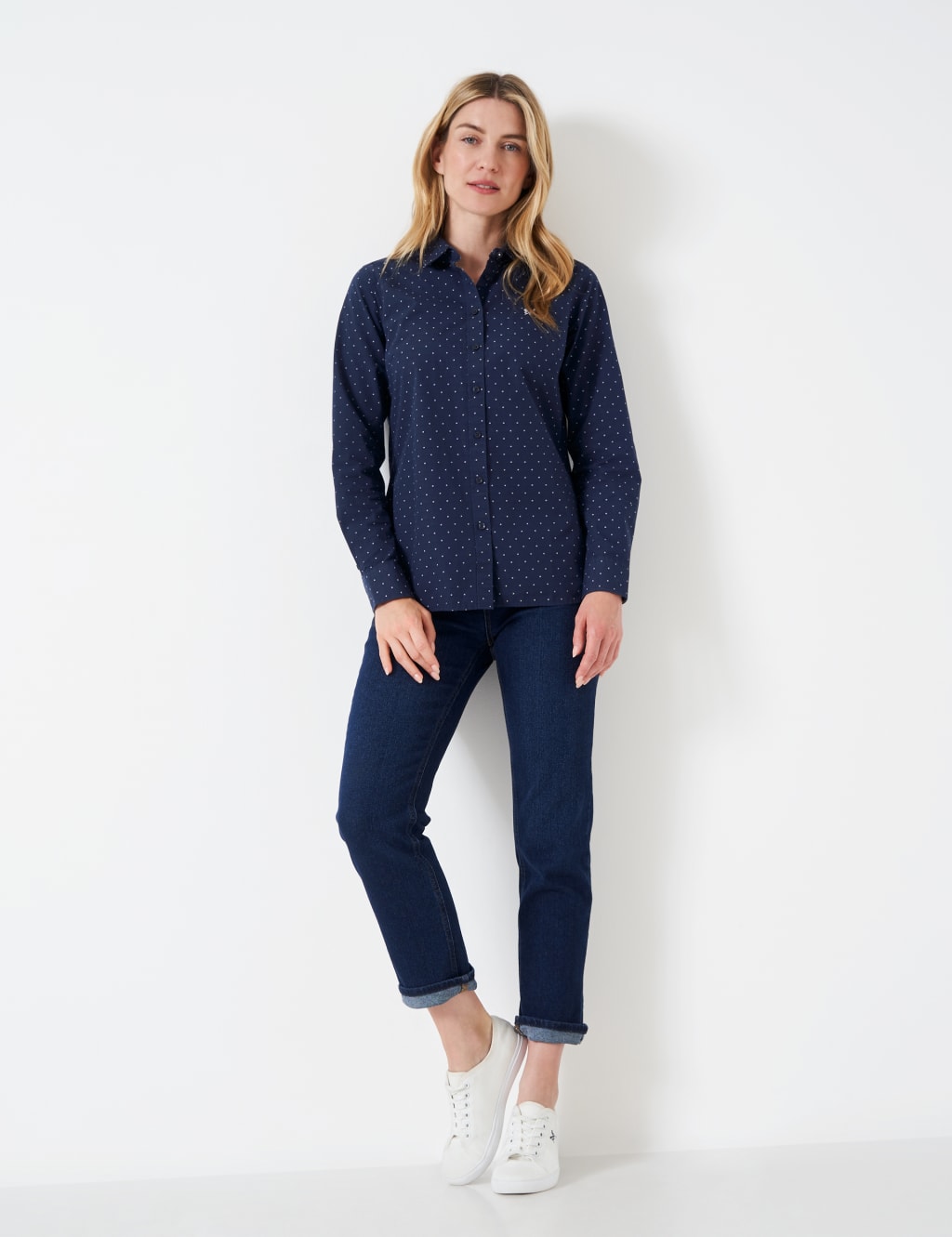 Pure Cotton Polka Dot Button Through Shirt image 3