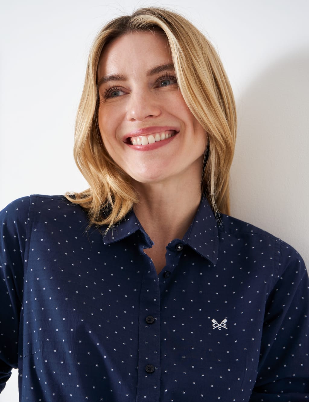 Pure Cotton Polka Dot Button Through Shirt image 5