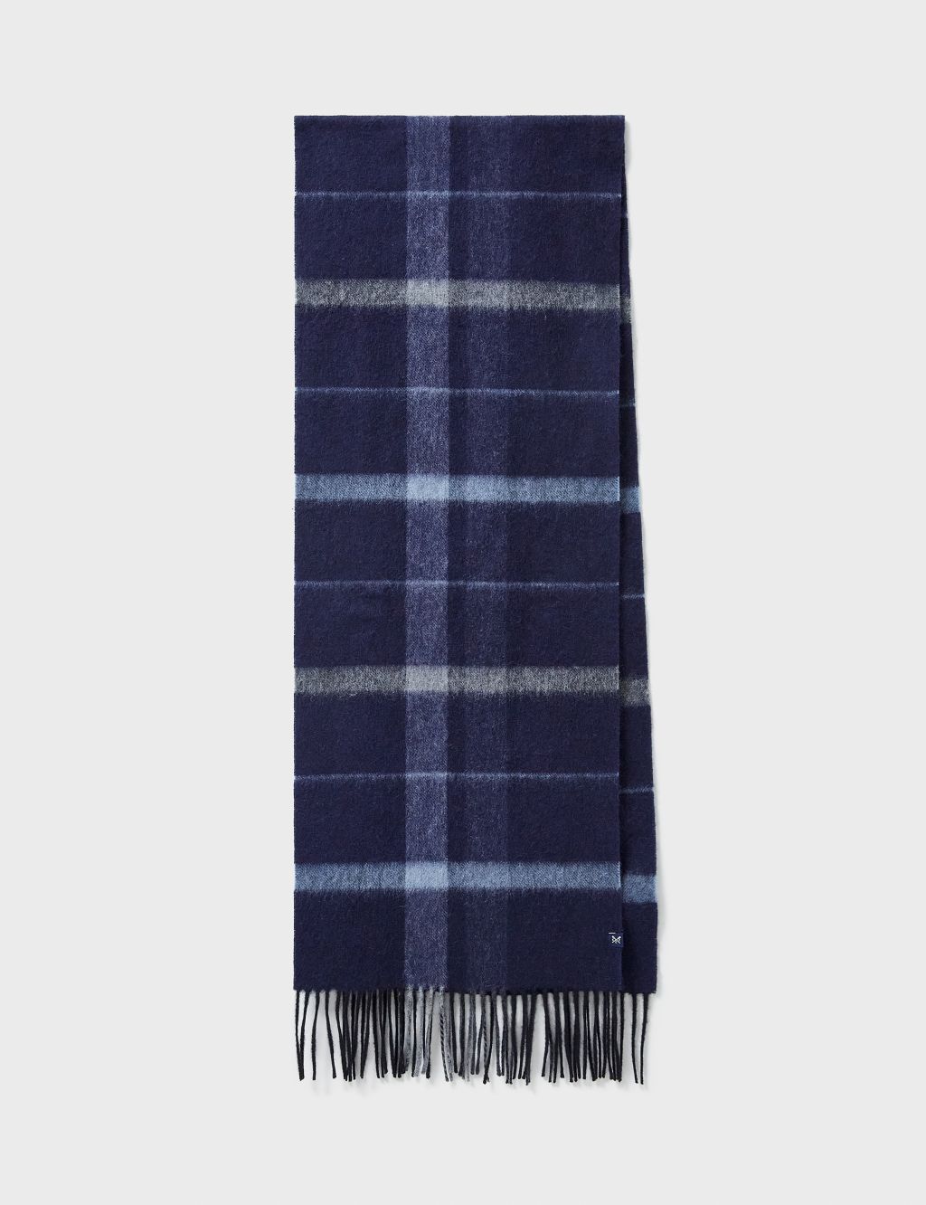 Pure Wool Checked Scarf image 2