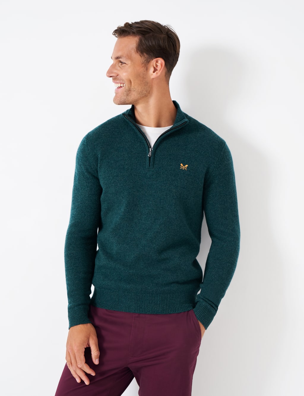 Mens half sales zip jumper sale