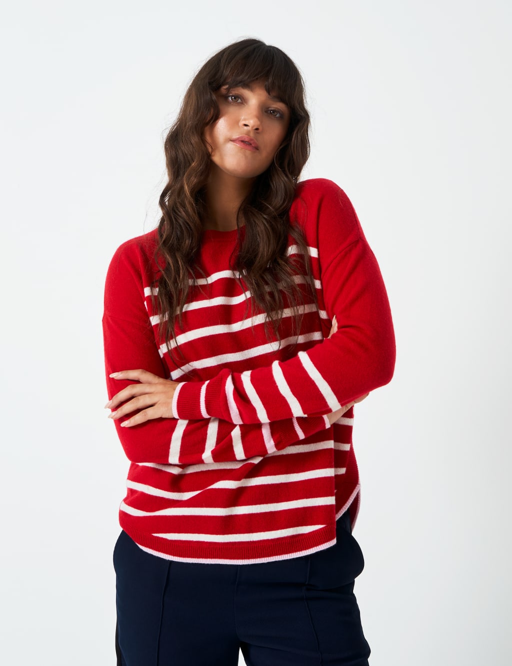 M&s ladies red jumpers on sale