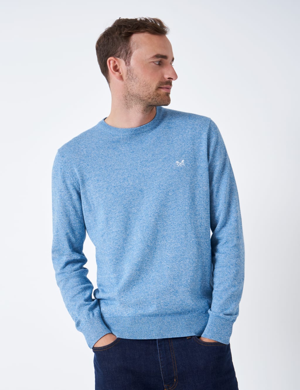 Pure Cotton Crew Neck Jumper image 1