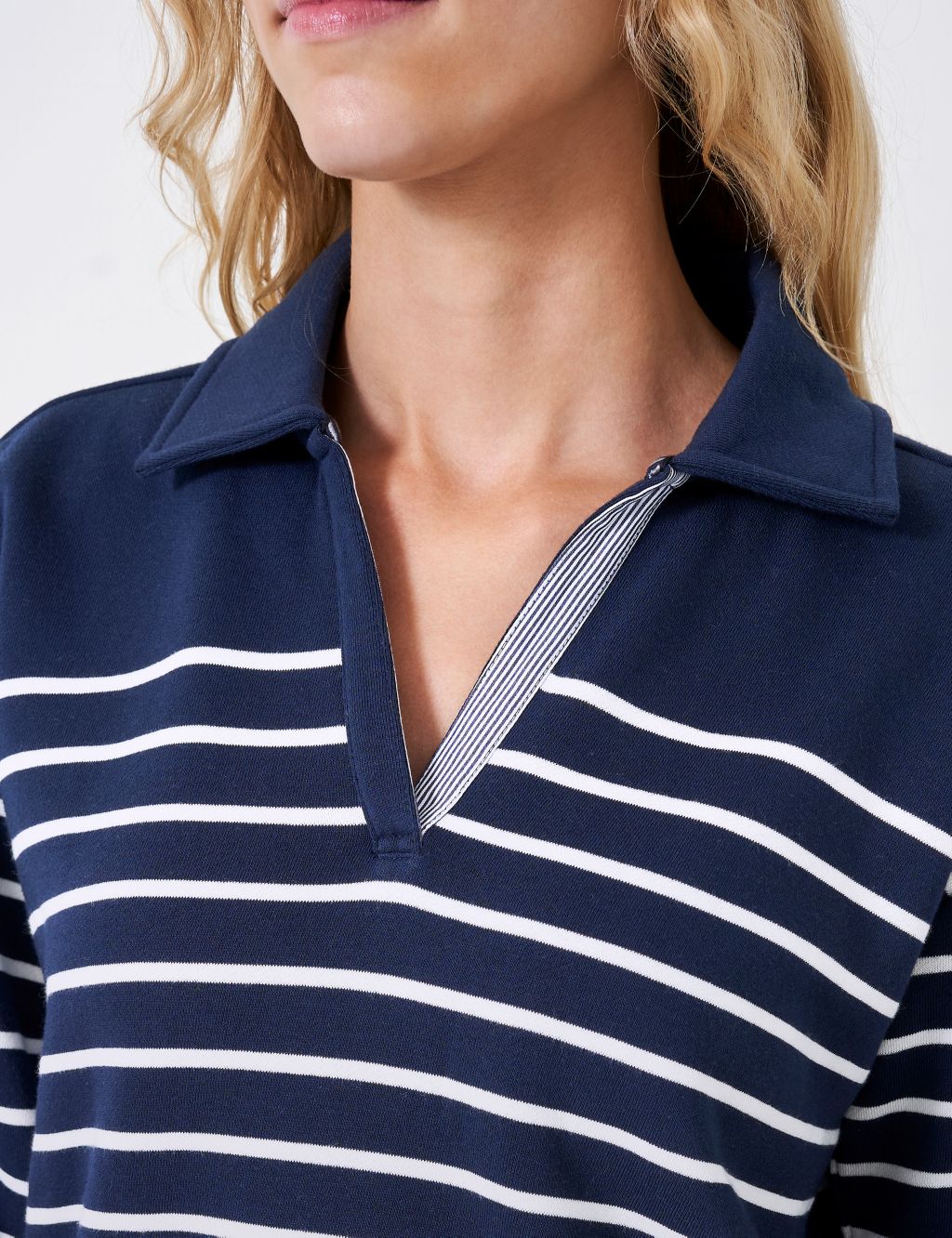 Cotton Rich Striped Sweatshirt image 5