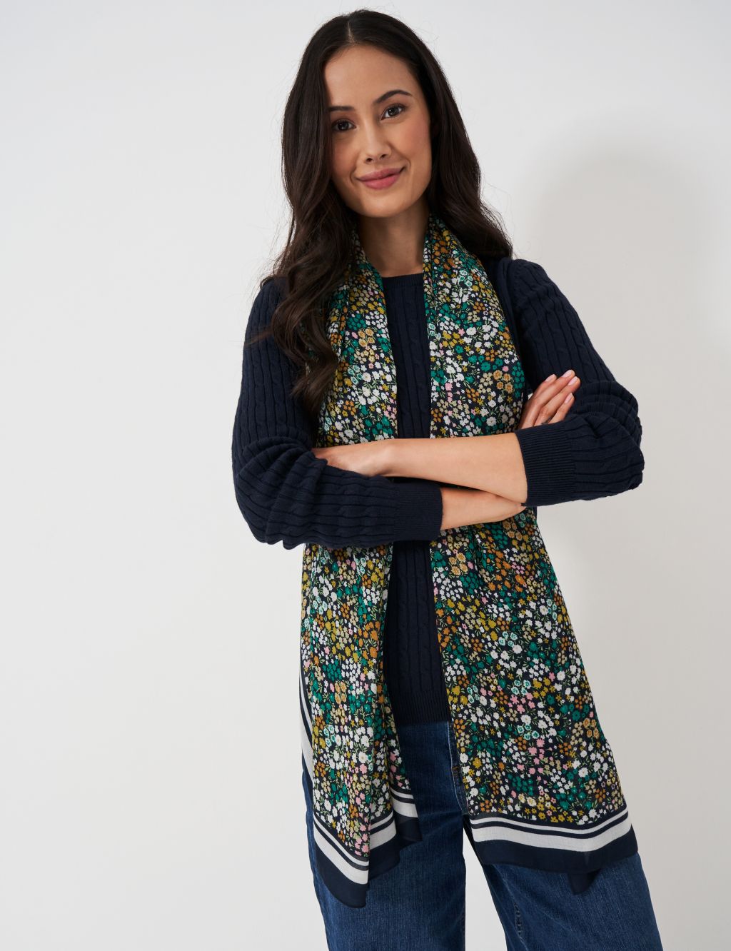 Pure Modal Floral Scarf