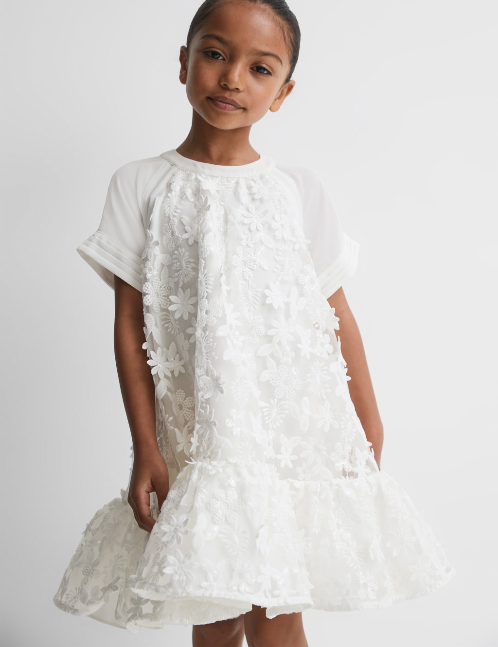 Girls white cheap summer dress