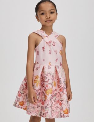Reiss Girl's Floral Occasion Dress (4-14 Yrs) - 13-14 - Pink, Pink