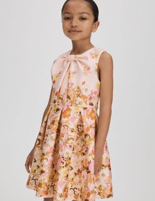 Reiss Girl's Floral Dress (4-14 Yrs) - 13-14 - Multi, Multi