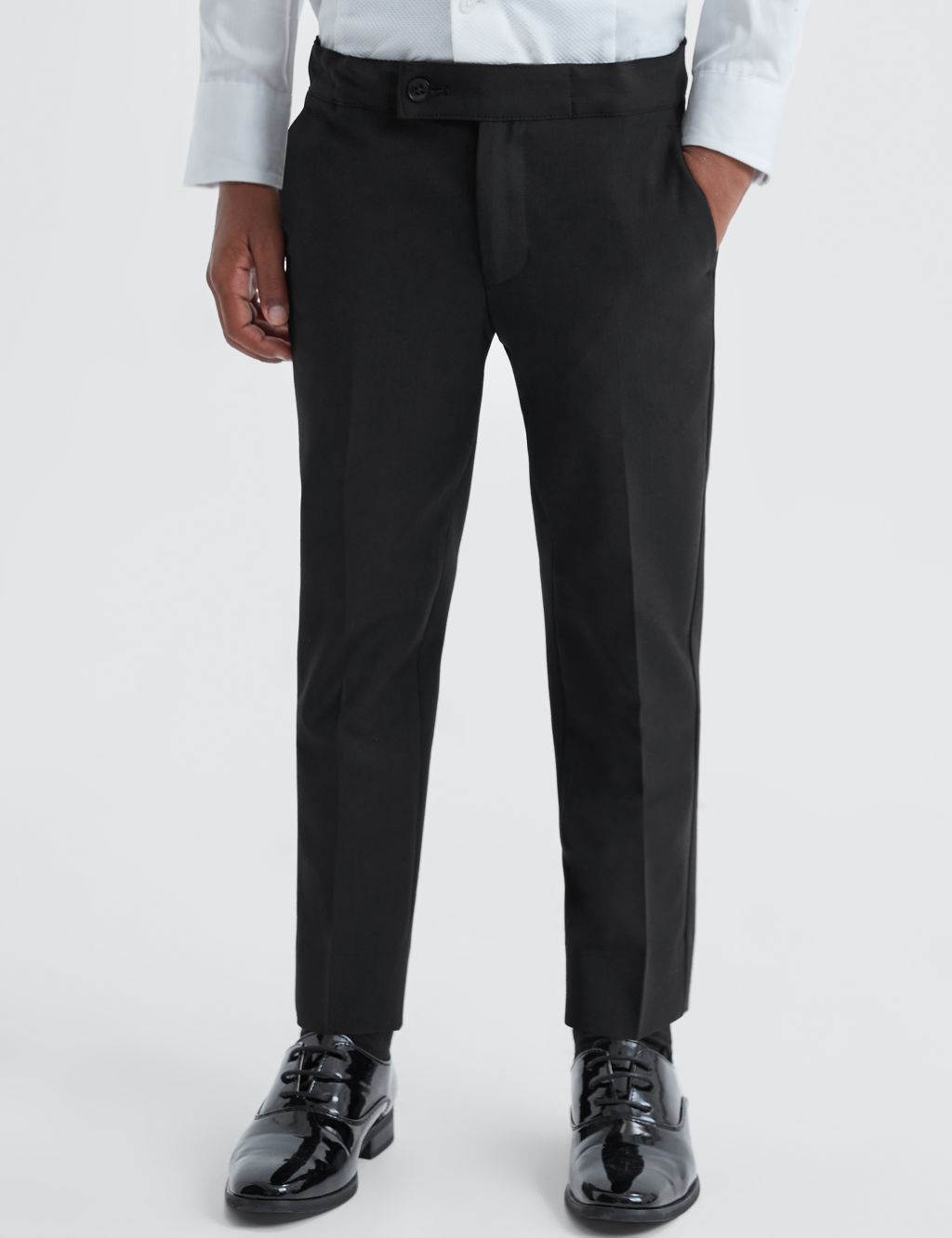 Slim Wool Blend Suit Trousers (3-14 Yrs)