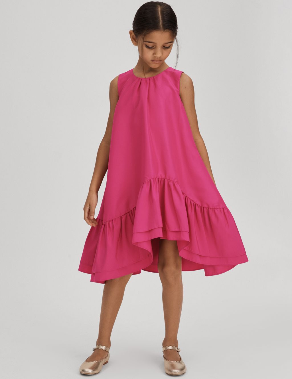 Tiered Party Dress (4-14 Yrs)