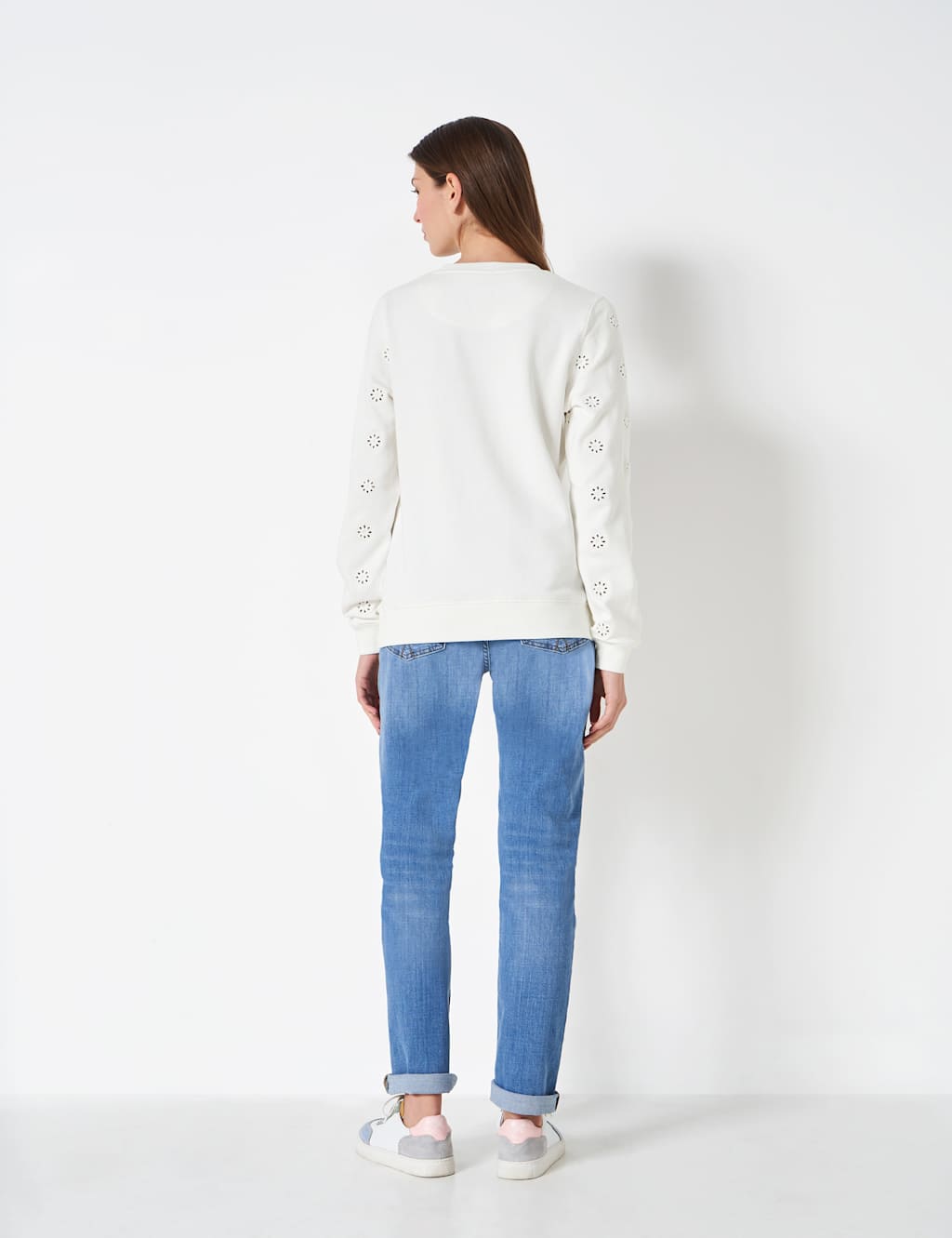 Pure Cotton Broderie Sweatshirt image 3