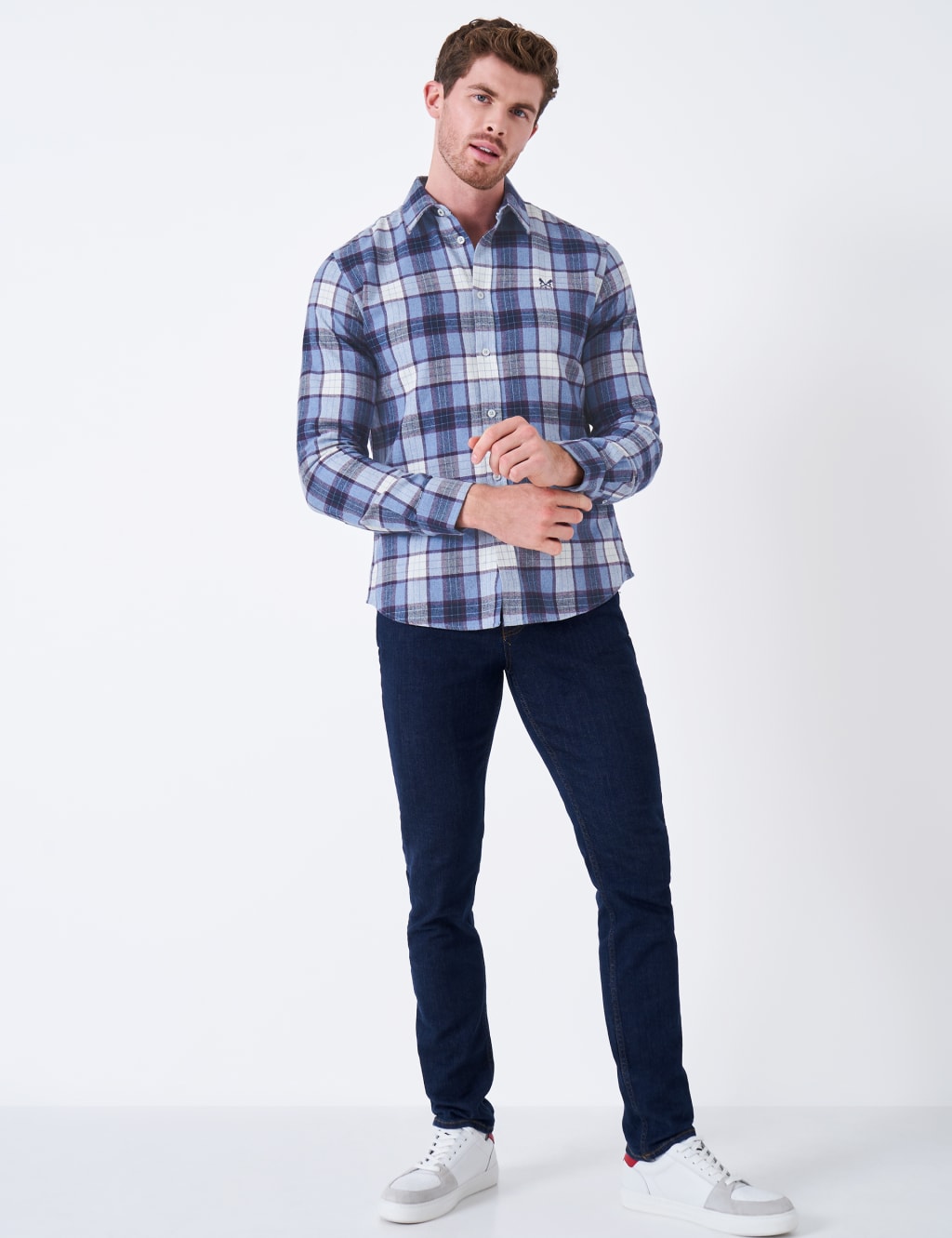 Brushed Cotton Flannel Check Shirt image 1