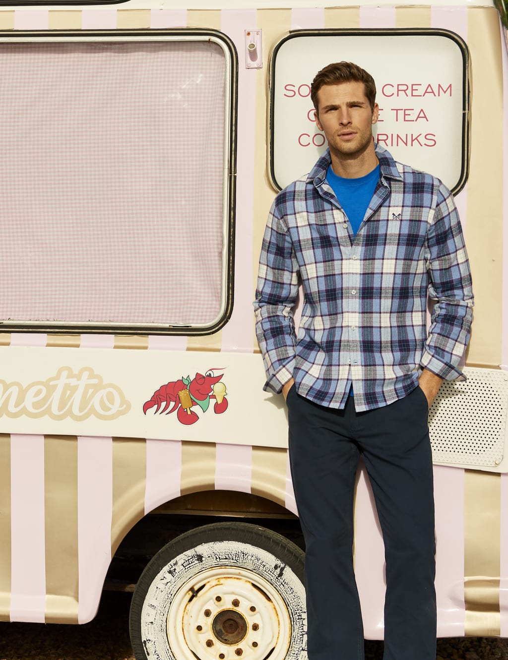 Brushed Cotton Flannel Check Shirt image 4