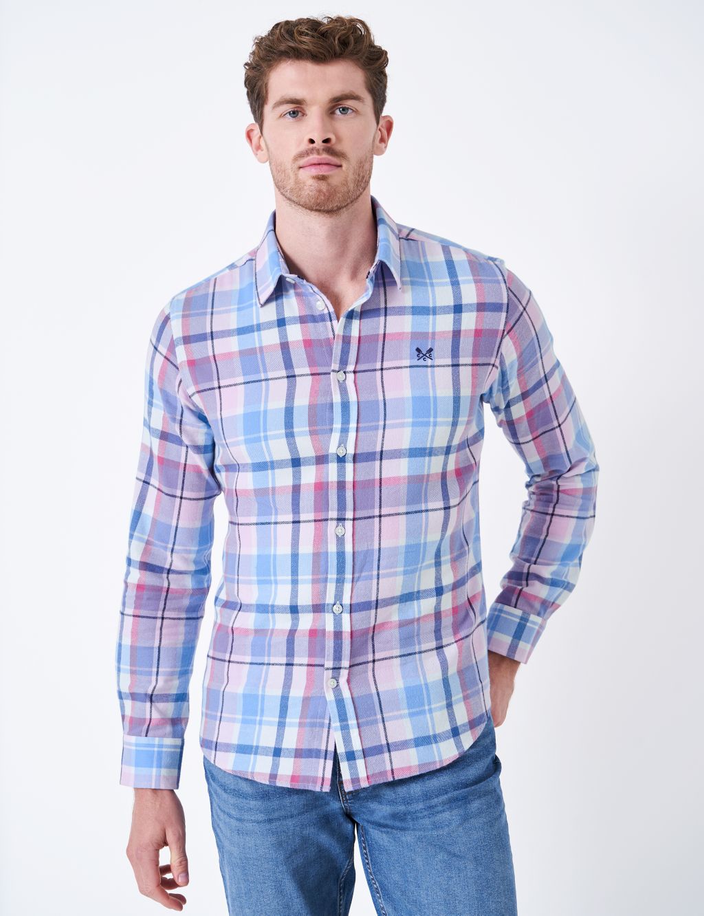 Brushed Cotton Check Flannel Shirt image 1