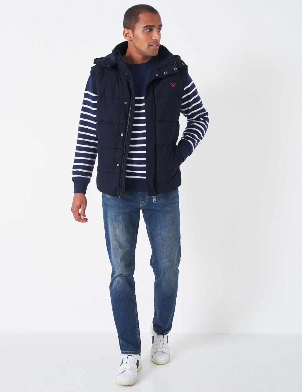 Cotton Rich Hooded Gilet image 3