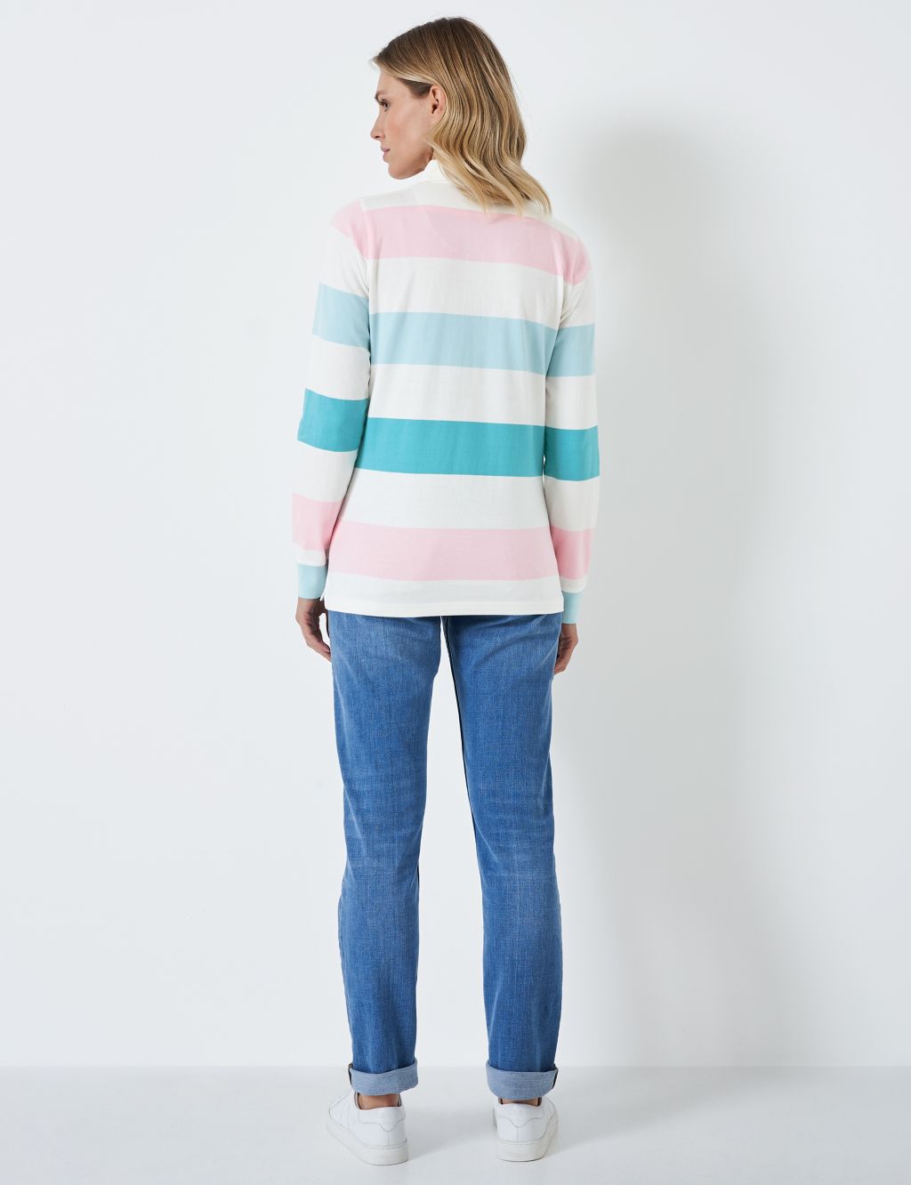 Pure Cotton Striped Rugby Top image 2