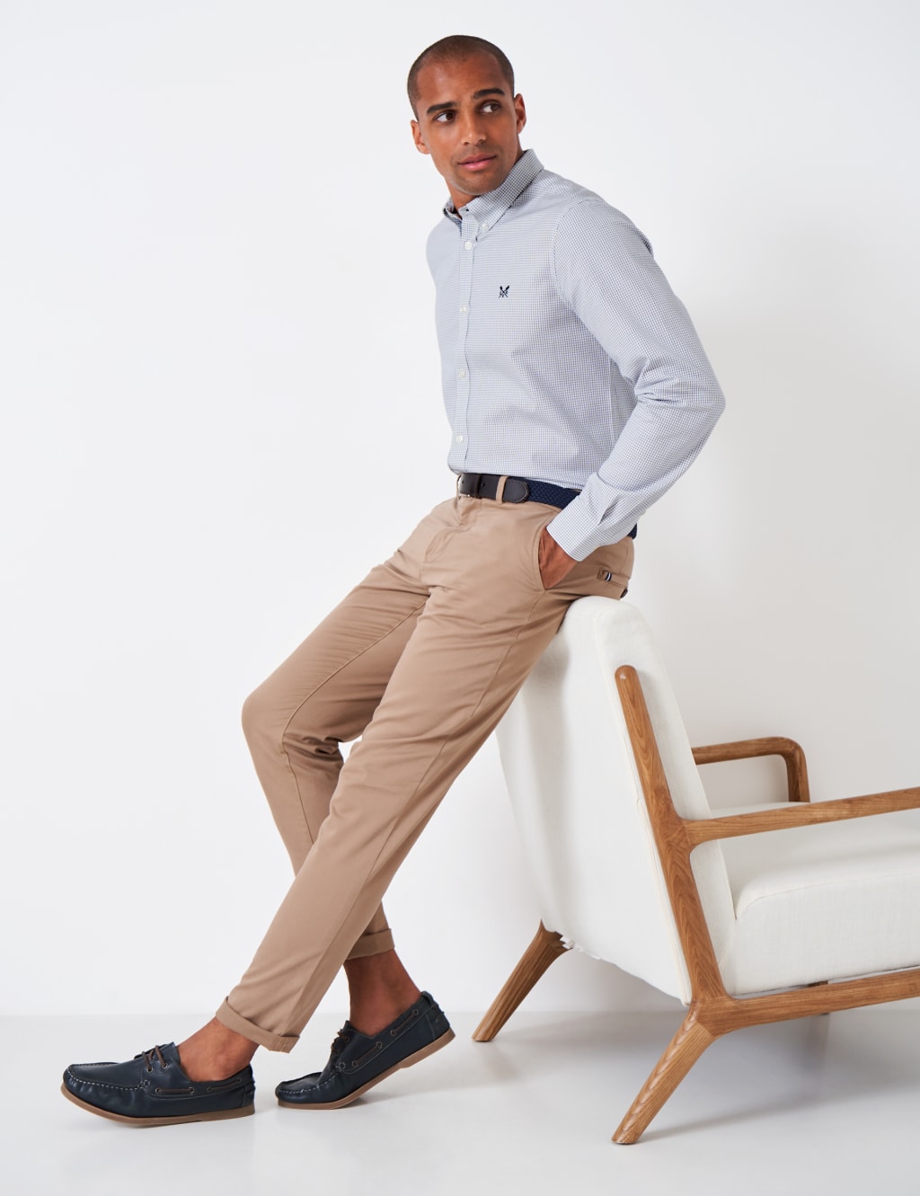 Regular Fit Cotton Rich Check Shirt image 4