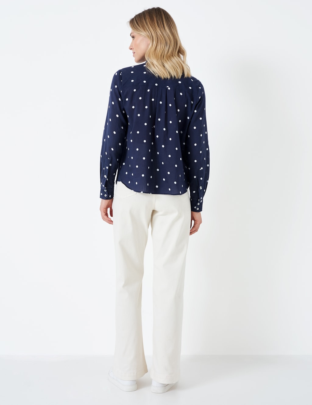 Pure Cotton Polka Dot Button Through Shirt image 3