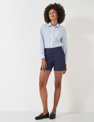 thumbnail image 2 of Ladies M&S Chino Shorts – Regular Fit, Mid Rise, 100% Cotton, Sizes 6-24 (UK) 2 of 6