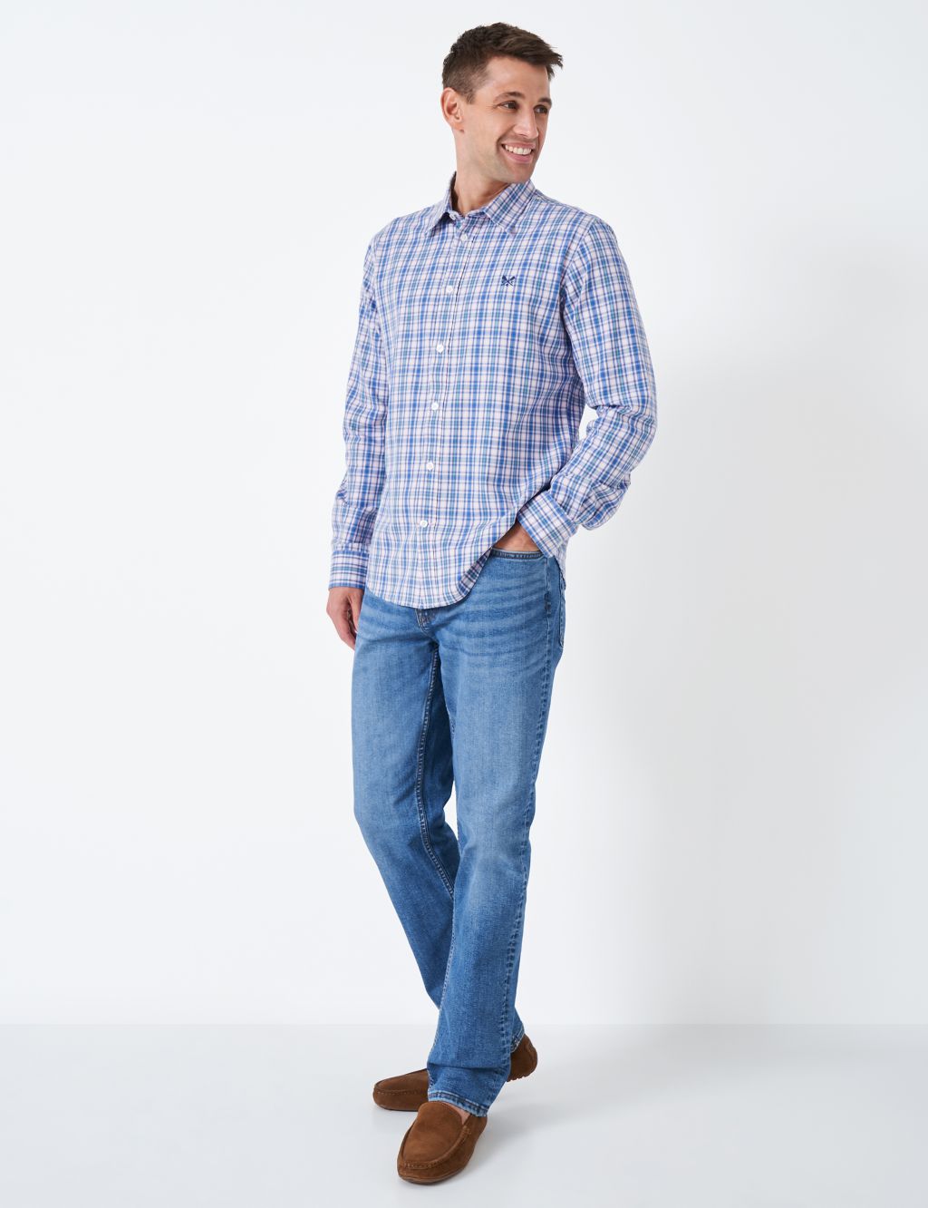 Brushed Cotton Flannel Check Shirt image 2
