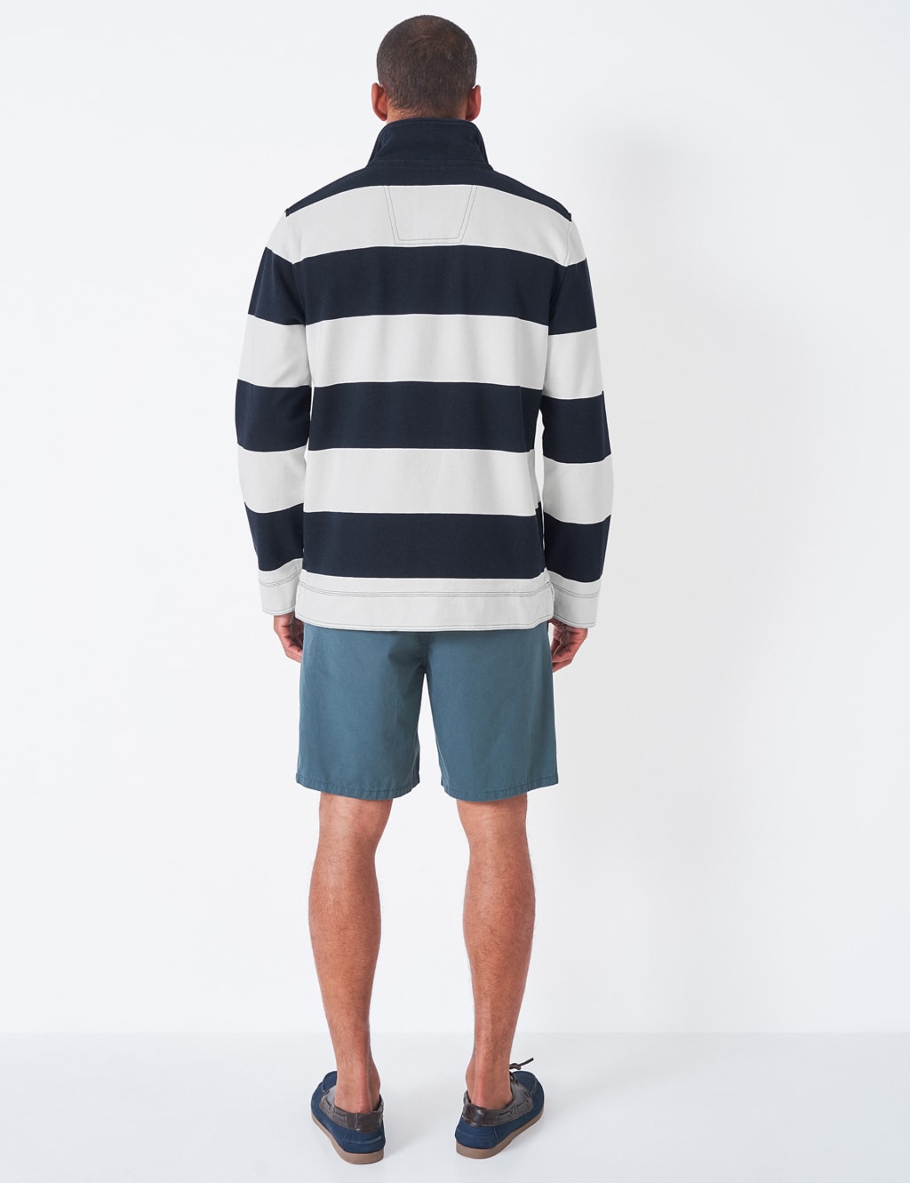 Pure Cotton Pique Half Zip Sweatshirt image 4