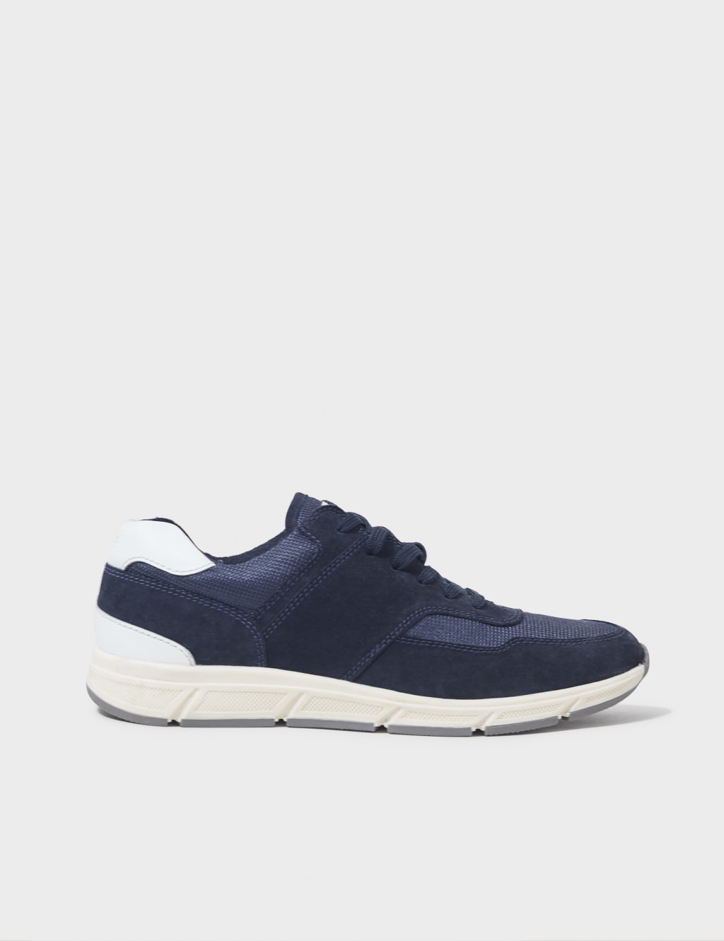 Leather Lace Up Trainers image 2