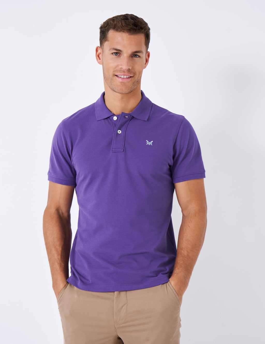 Pure Cotton Pique Polo Shirt image 1
