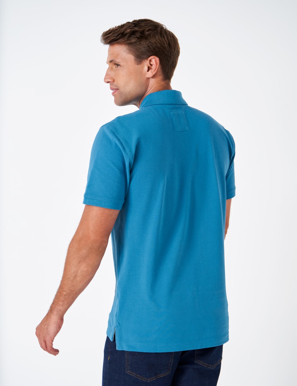 Pure Cotton Pique Polo Shirt image 4