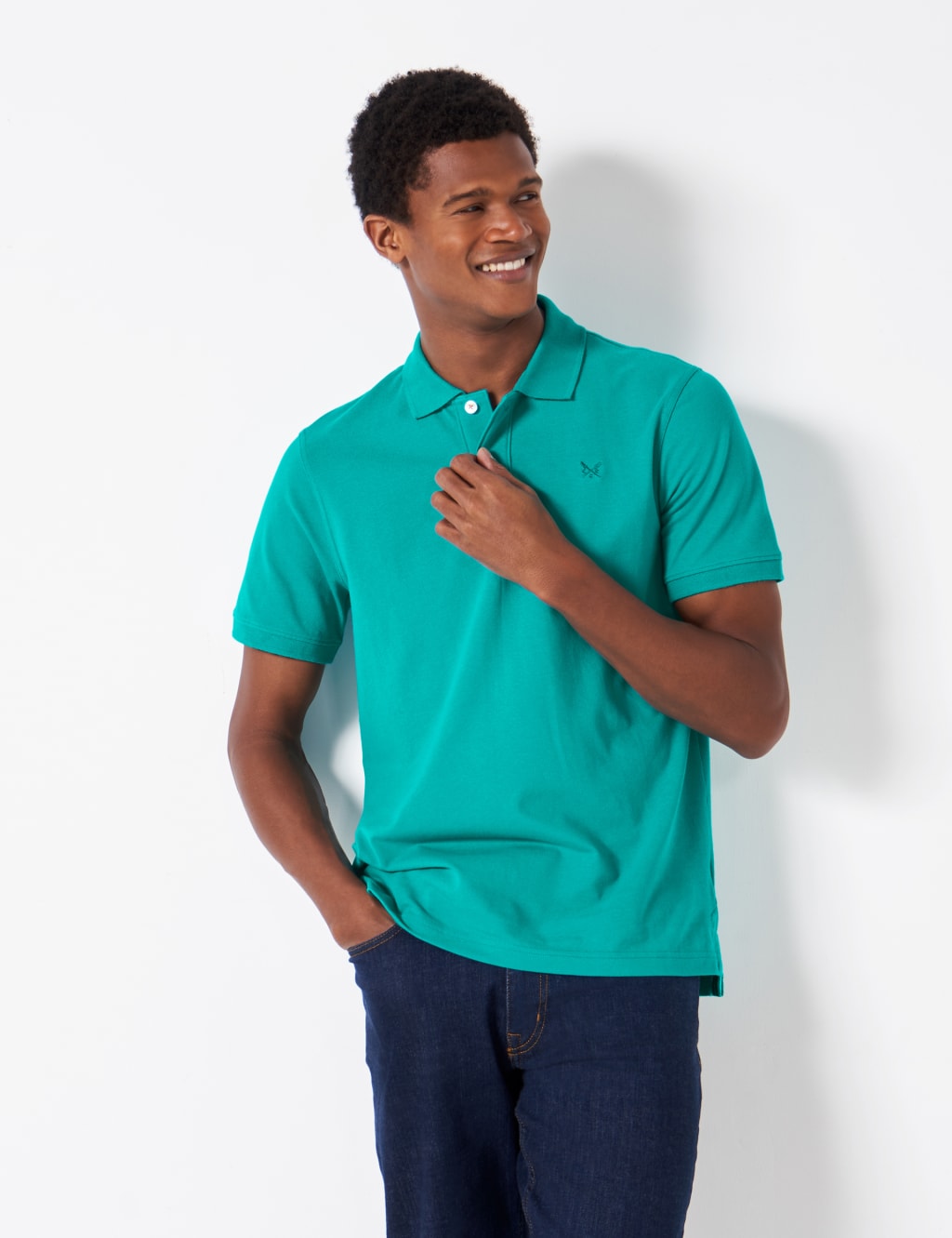 Pure Cotton Pique Polo Shirt image 1