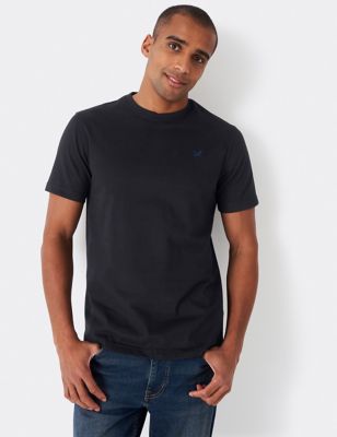 Pure Cotton Crew Neck T-Shirt | Crew Clothing | M&S