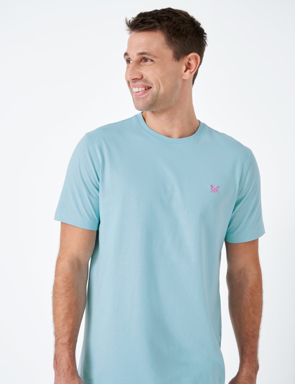 Pure Cotton Jersey Crew Neck T-Shirt image 1